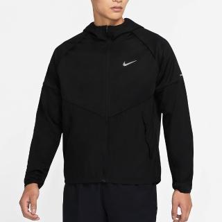 【NIKE 耐吉】外套 男款 連帽外套 運動 慢跑 AS M NK RPL MILER JACKET 黑 DH6682-010