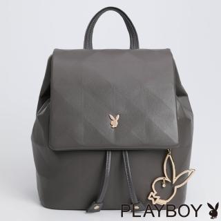 【PLAYBOY】後背包 Rare系列(灰色)