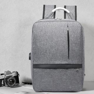 【Ustar 優斯達】時尚牛津布減壓攝影包/電腦包(一機二鏡+15吋筆電/USB充電接口)