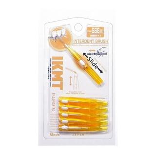 【IKEMOTO 池本刷子】抗菌齒間刷6入-可彎曲 SSS(日本製)