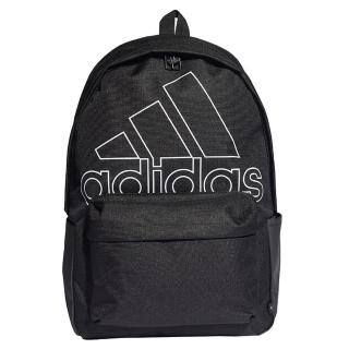 【adidas 愛迪達】Adidas BOS BP    後背包 雙肩背包 運動 休閒 書包 簡約 輕便 愛迪達 黑白(HC4759)