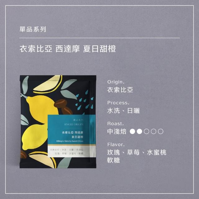 【HWC 黑沃咖啡】單品系列-濾掛咖啡x4盒_共40入(衣索比亞/瓜地馬拉/巴西/肯亞/印尼)