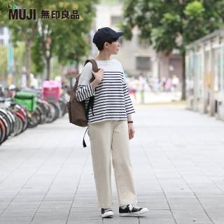 【MUJI 無印良品】女有機棉粗織天竺船領七分袖T恤(共12色)