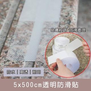 【京太陽】5x500cm透明防滑貼(防水 止滑 浴室防滑貼片  樓梯防滑貼)