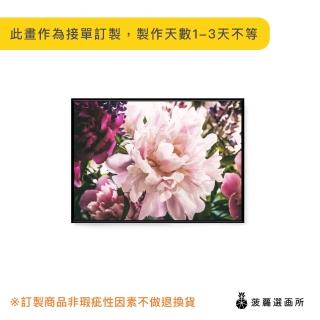 【菠蘿選畫所】芍藥一朵留芳菲-42x60cm(花卉/室內掛畫/客廳掛畫/空間佈置/過年裝飾)