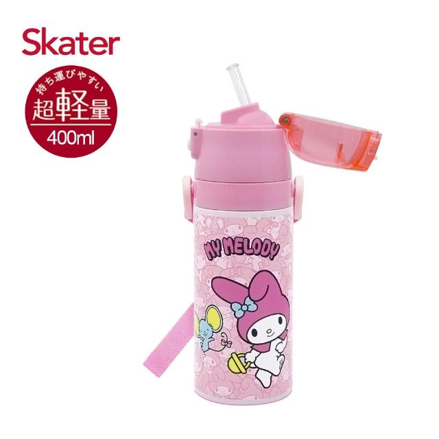 【Skater】吸管 不鏽鋼兒童保溫水壺(400ml)