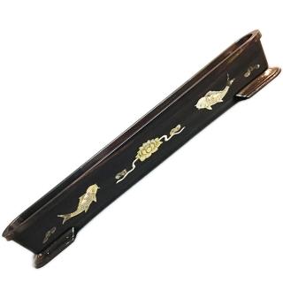 【十方佛教文物】黑檀臥香爐12吋5金魚新蓮(平安吉祥如意)