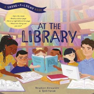 【Song Baby】A Shine A Light Book：At The Library 透光書：圖書館篇