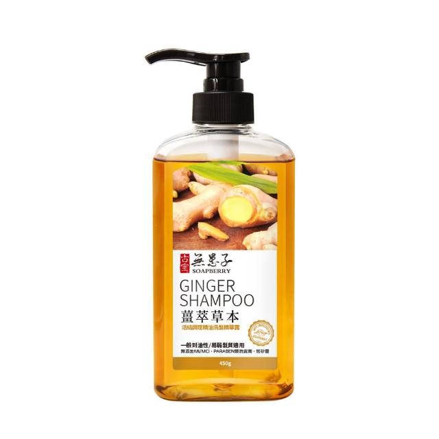 【古寶無患子】3入任選 無矽靈洗髮精露450g(頭皮護理/控油/頭皮潔淨/養護髮/護色/頭皮乾癢)