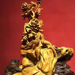 【桃花源創意工坊】錦上添花_小葉黃楊木_木雕(木雕)