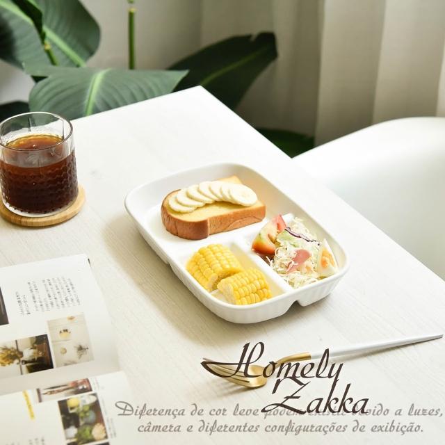 【Homely Zakka】北歐陶瓷健康分隔餐盤_40款任選(211餐盤 瘦身餐盤 健身餐盤 減脂餐盤)