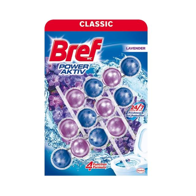 【Bref 妙力】懸掛式浴廁馬桶清潔球50g*3x3組(NEW百香/草木氣息/海洋/薰衣草)