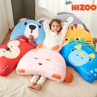 【韓國 Hello HiZoo】手工製動物夥伴防蟎抗菌兒童枕-大款(透氣枕/護脊/護頸枕)