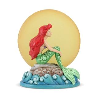 【Enesco】精品家飾 Disney 迪士尼 小美人魚月亮居家擺飾