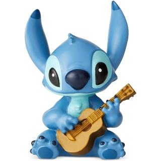 【Enesco】精品家飾 Disney 迪士尼 史迪奇吉他居家擺飾