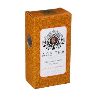 【ACE TEA LONDON】[孕婦勿食]蘋果肉桂茶Apple&Cinnamon15立體茶包/盒(蘋果肉桂紅花與紅茶的迷人香氣)