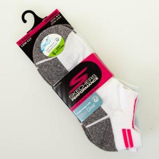 【SKECHERS】女銀離子抗菌除臭踝襪(S115418-115)