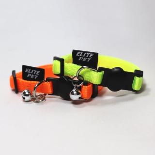 【ELITE PET】經典系列 貓用頸圈(外星綠/火星紅)