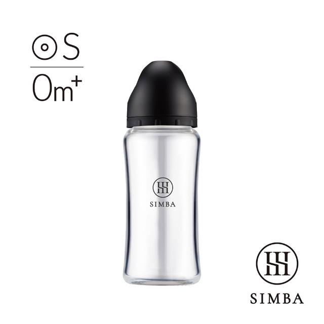 【Simba 小獅王辛巴】新生適用-蘊蜜質金玻璃寬口防脹氣奶瓶270ml/主導式餵奶專用)