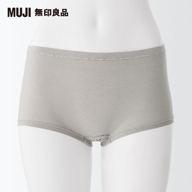 【MUJI 無印良品】女有機棉混彈性天竺無側縫平口內褲(共7色)