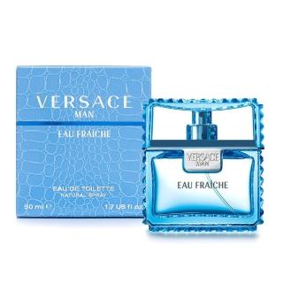 【VERSACE 凡賽斯】雲淡風輕男性淡香水50ml(平輸)