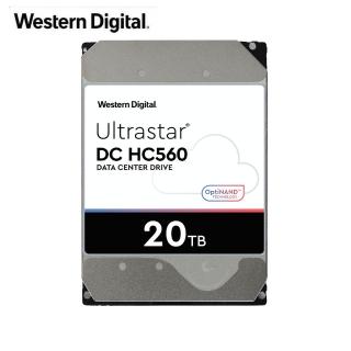 【WD 威騰】Ultrastar DC HC560 20TB 3.5吋 企業級硬碟(WUH722020ALE6L4)