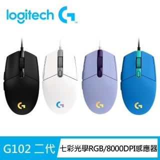 【Logitech G】G102 炫彩遊戲滑鼠