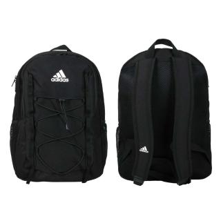 【adidas 愛迪達】大型後背包-21L 雙肩包 肩背包 愛迪達 黑白(HE2652)