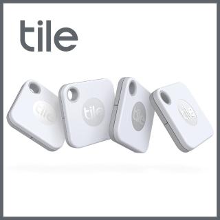 【Tile】防丟小幫手- Mate 3.0 可換電池 白 4PK