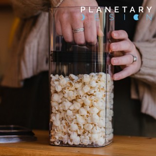 【Planetary Design】方型儲存罐Airscape Lite 10吋 Large(自由堆疊、儲存罐、保鮮罐、密封罐、方型儲存罐)