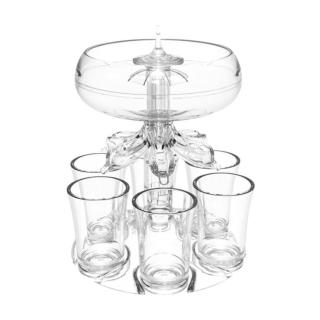 【PartyTime】派對分酒器-含SHOT杯(倒酒神器 酒杯架 聚會 Party 遊戲 氛圍 酒塔 紅酒 飲料分享)