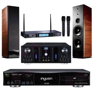 【音圓】點歌機4TB+擴大機+無線麥克風+喇叭(S-2001 N2-550+AK-8800 PRO+MR-865 PRO+TDF K-105)