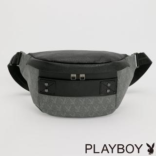 【PLAYBOY】腰包 Marble系列(灰色)
