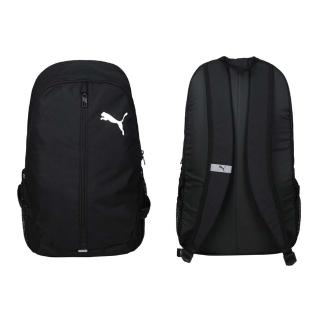 【PUMA】PLUS後背包-雙肩包 肩背包 反光 20L 黑白(07886801)