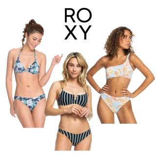 【ROXY】女款 女泳裝 比基尼 PT BEACH CLASI TOP UW CHEK HL(黑白)