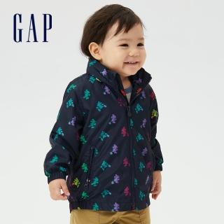 【GAP】男幼童 Gap x Disney 迪士尼系列 連帽休閒外套(794692-藏青色)