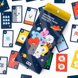 【LINE FRIENDS】BT21 隨身紙牌遊戲組/撲克麻將/桌遊(紙麻將)