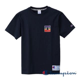 【Champion】AS Logo短Tee-深藍色