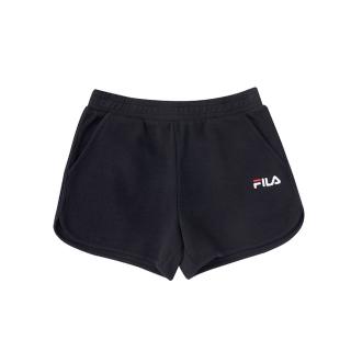 【FILA】KIDS 女童針織短褲-黑(5SHV-4507-BK)