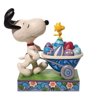 【Enesco】精品家飾 SNOOPY 史努比與胡士托復活節居家擺飾