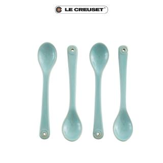 【Le Creuset】瓷器湯杓4入(亮藍)