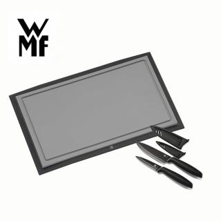 【WMF】Touch砧板32x20cm+不鏽鋼雙刀組附刀套 9cm/13cm