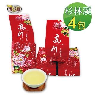 【龍源茶品】杉林溪極品精粹醇香高山烏龍茶葉150gx4包(共1斤;附提袋;春茶;生青茶;無焙火;無發酵)