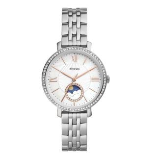 【FOSSIL】Jacqueline古典晶鑽月相腕錶36mm(ES5164)