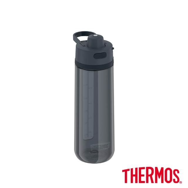 【THERMOS 膳魔師】買1送1_mo獨家不鏽鋼輕量自動上鎖保溫瓶450ml+輕水瓶710ml(JNS-455+TP4329)