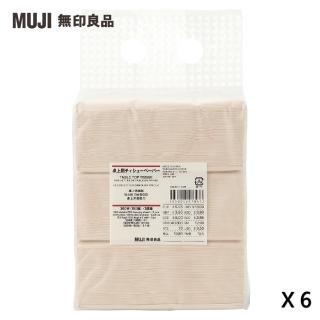 【MUJI 無印良品】桌上用面紙/3入組(6入組)