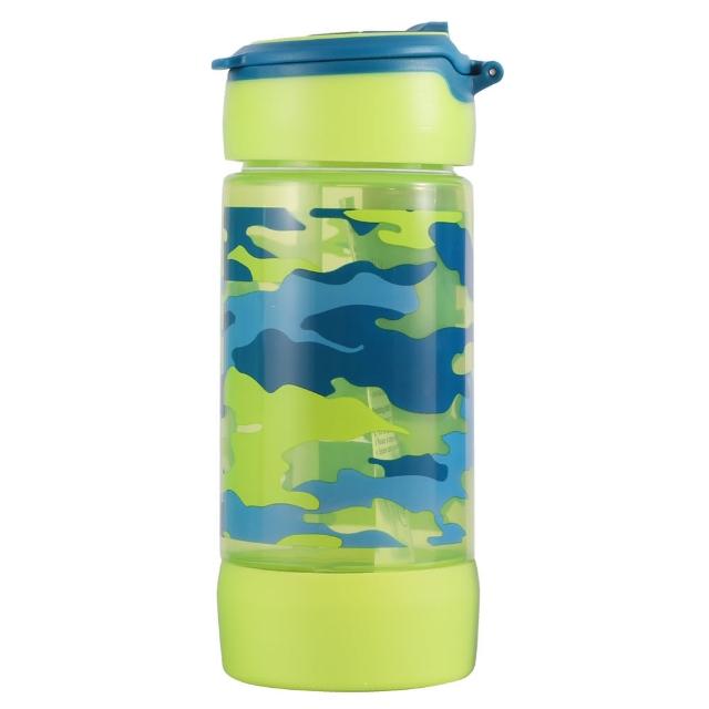 【Cool Gear 酷樂】兒童潮流發光翻蓋吸管式水壺480ml(發光水壺)