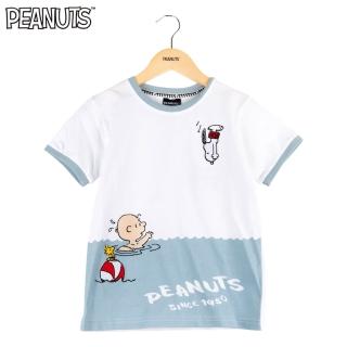 【SNOOPY 史努比】史努比夏日時光童短袖圓領T(120-150碼)