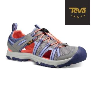 【TEVA】原廠貨 中/大童 Manatee 多功能護趾運動涼鞋/雨鞋/水鞋/童鞋(鴿子灰)