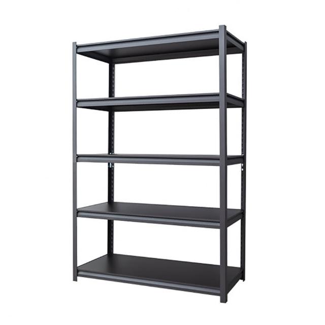 【dayneeds 日需百備】120x45x180cm 五層消光黑角鋼架(倉儲架/收納層架/展示架/層架/鐵架)